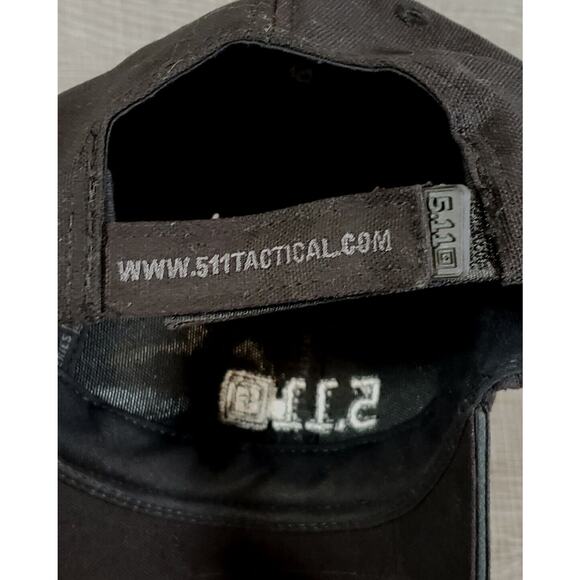 5.11 Tactical Always Be Ready 2022 Baseball Hat Cap Black Gray Adjustable NWT - Picture 8 of 8
